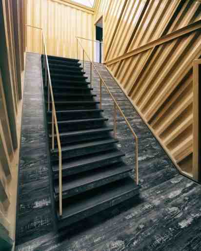Staircase in Yellow Box Office
