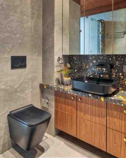Powder Room in Apartment 20, Indiabulls Blu