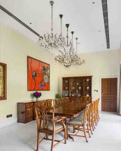 Dining Room in N. P. Punj Residence