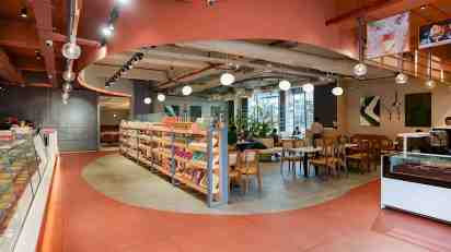 Restaurant Interior in Saffron Sanctuary