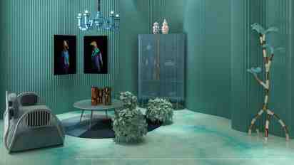 Living Room in Wonderland Luxury Apartment