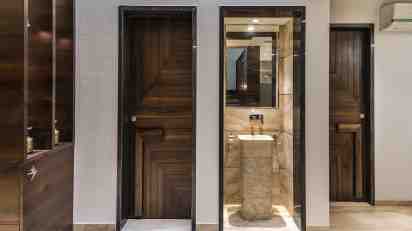 Powder Room in Gandhi Residence