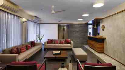 Living Room in Apartment at Baner