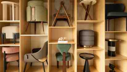 Showroom Interior of White Ash Studio