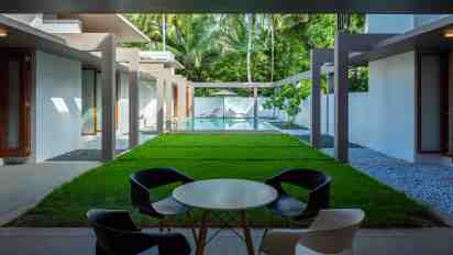 Backyard in The House Within the Grid