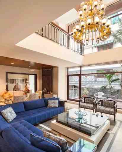 Living room in the Gujral Residence