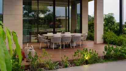 Backyard in Mr. Nishad Residence
