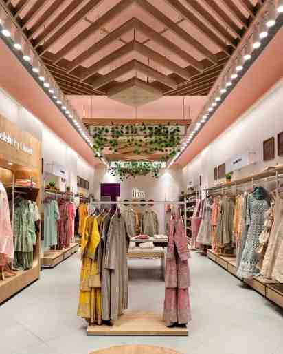 Showroom Interior of Libas Apparels