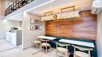 Cafe Interior of Bake N Shake Cafe