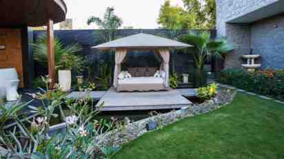 Backyard in Epsilon Residence