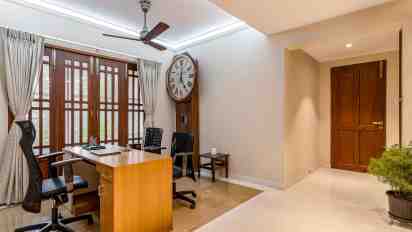 Home Office in Akshaya Level Up Apartment
