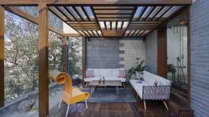 Balcony in Kanti Bura Residence