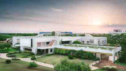 College Exterior Of Gnanam School of Business