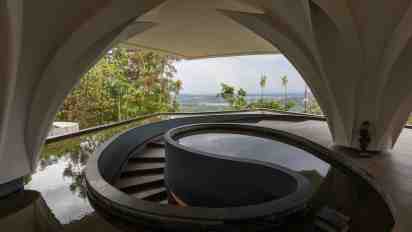 Staircase in Java Rain Resort