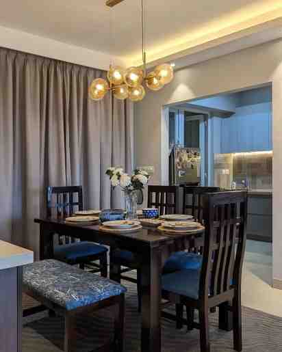Dining room in Tapestry of Dreams House