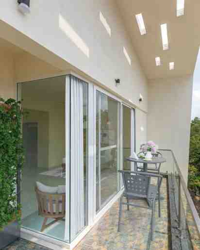 Balcony in TK model flat 3BHK Apartment