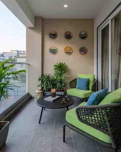 Balcony in Show House
