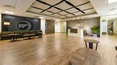 Office Reception in SADA-IT Office at Technocity