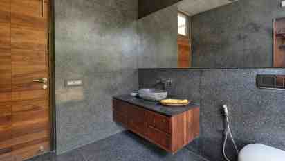 Powder Room in Aranya Farm House