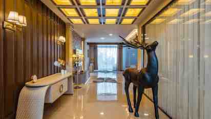 Transitional Space in Palatial Penthouse