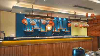 Bar Interior in Barbeque Nations