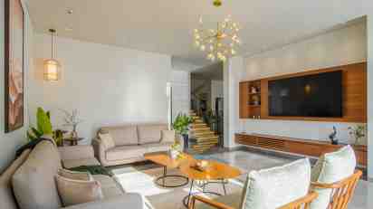 Living Room in Harisar Villa