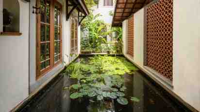 Courtyard in Chitra Rajan Residence