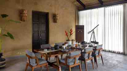 Dining Room in A Slice of Kanha Residence