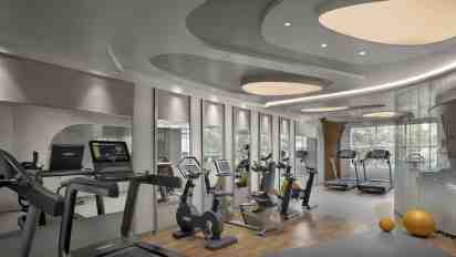 Gymnasium Interior in Anatomy Lifestyle Fitness