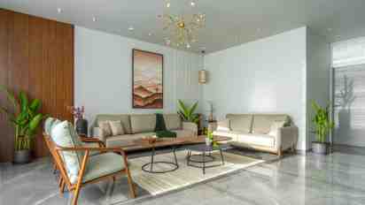 Living Room in Harisar Villa