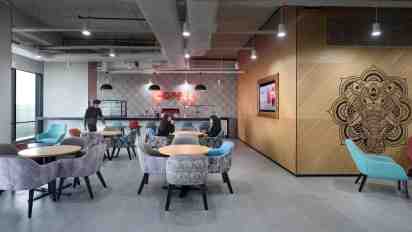 Office Cafeteria in Gartner office