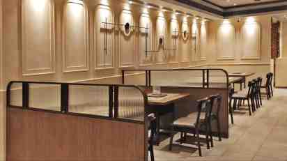 Restaurant Interior in Barbeque Nations