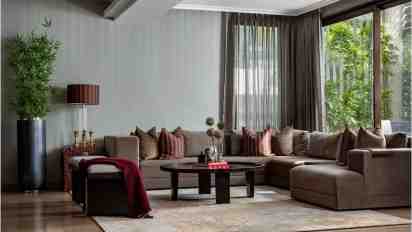 Living room in The House of Two Worlds