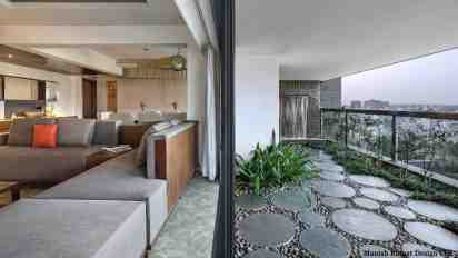 Balcony in Chawla Residence