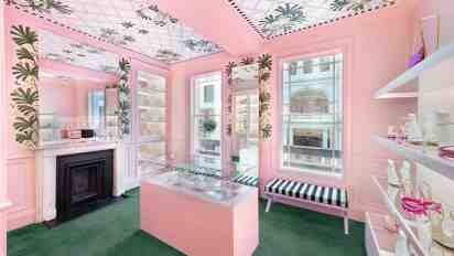 Showroom Interior of Aquazzura