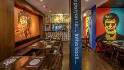 Restaurant Interior in Superstar Pizza