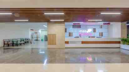 Hospital Reception in Maa Kauvery