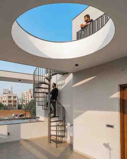 Staircase in CP Residence
