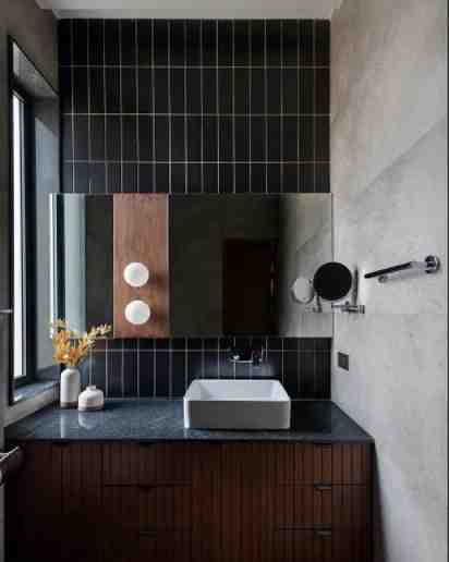 Powder Room in Kalrav Residence