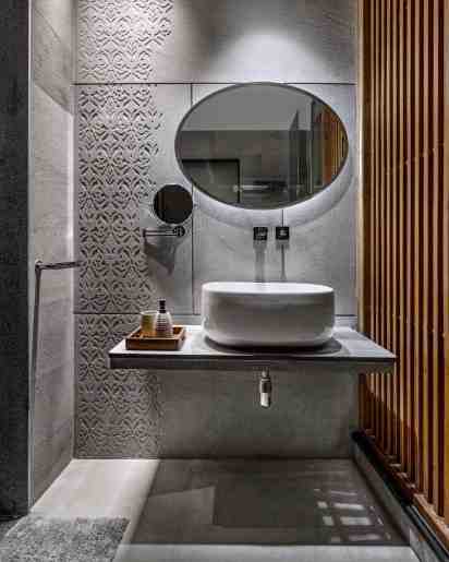 Powder Room in Jain Residence