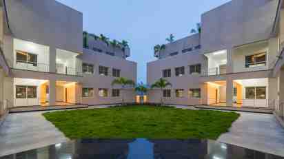 Courtyard in Jain International Residential School