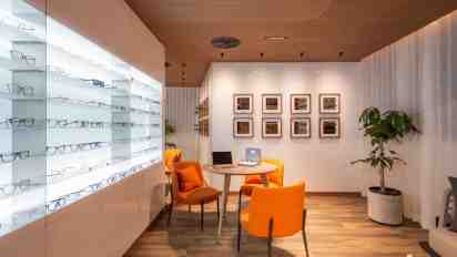 Showroom Interior in Janatha Opticals
