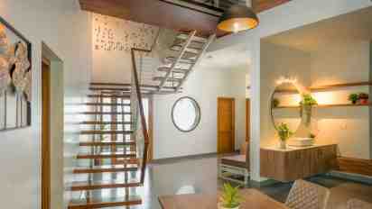 Staircase in The Quadrangle Residence
