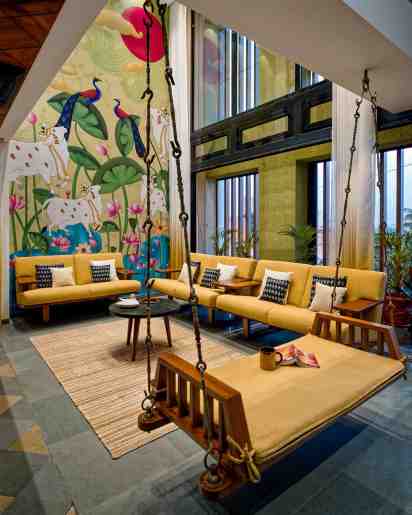Living Room In The Grandeur of the Bungalow
