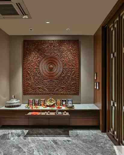 Pooja Room in Singhania’s Residence