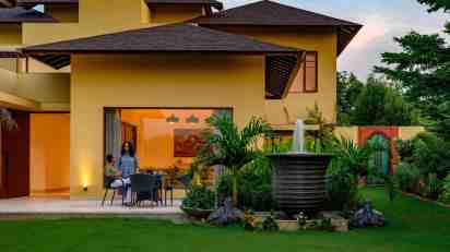 Backyard in The Tanjung Sari