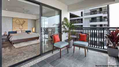 Balcony in Chawla Residence