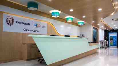 Hospital Reception In Ramaiah Cancer Centre