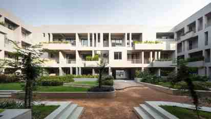 Courtyard in Bandhan Residential School of Business