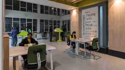 School Library Interior in Vidyagyan Boarding School